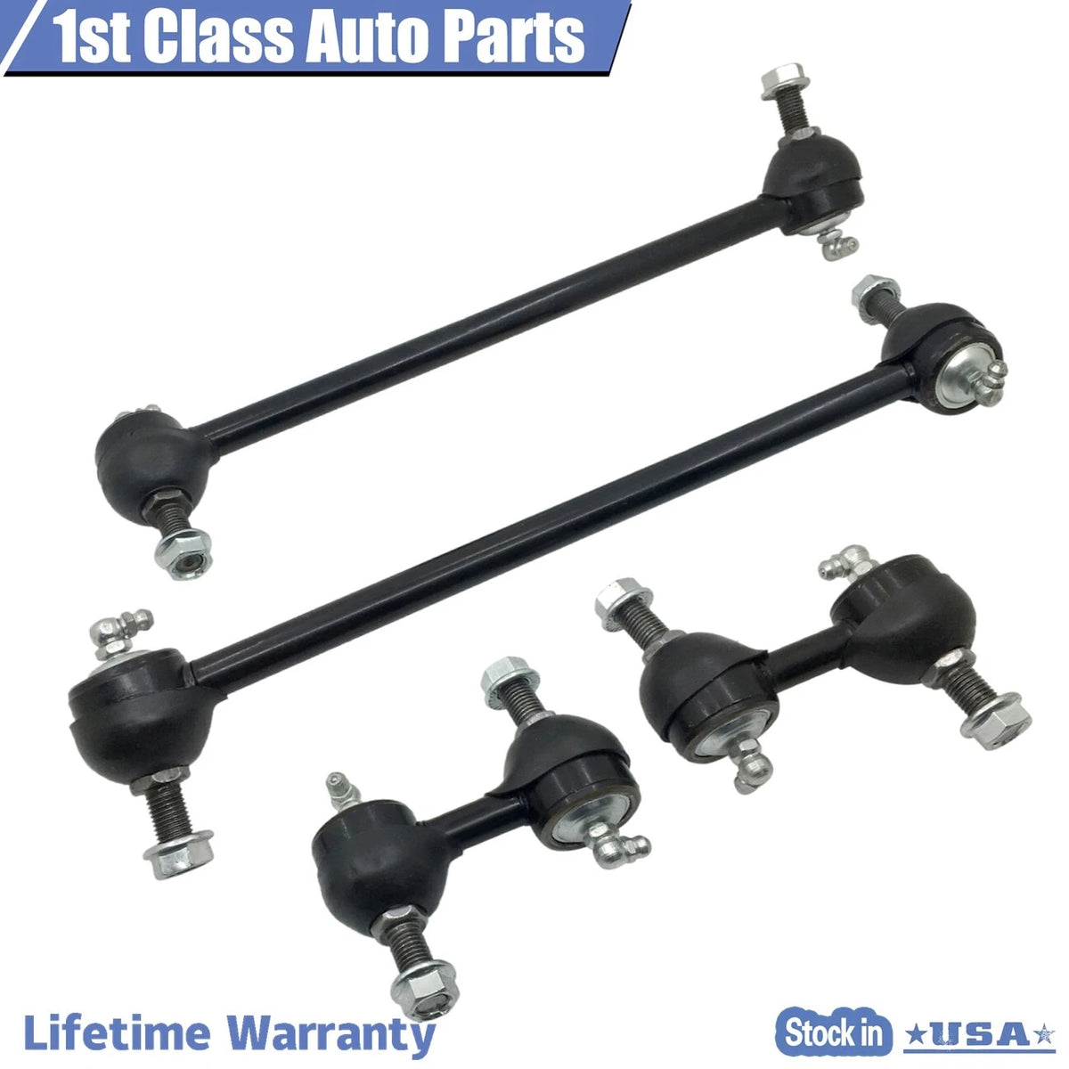 4pc Sway Bar Kit for Chrysler Sebring/Stratus (1999–2005)