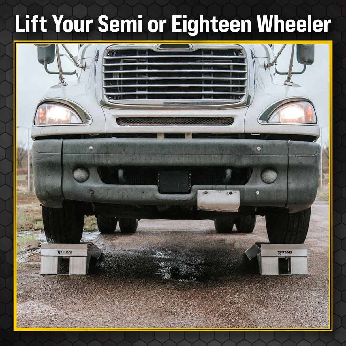 Truck Ramps for Oil Change 9" Lift Height 20,000 lb GVW / 10,000 lb GAWR