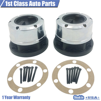 Set of 2 Locking Hubs for Nissan Pathfinder Frontier Xterra (1990–2004)
