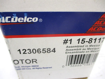 HVAC Blower Motor for Acdelco GM (2015–2017) 12306584 15-8117 35500 PM381