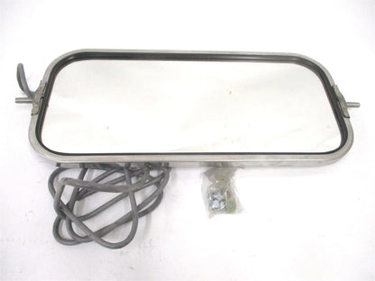 Fleetrite West Coast Door Mirror for FLTMIR4052 7"x16" Heated Stainless