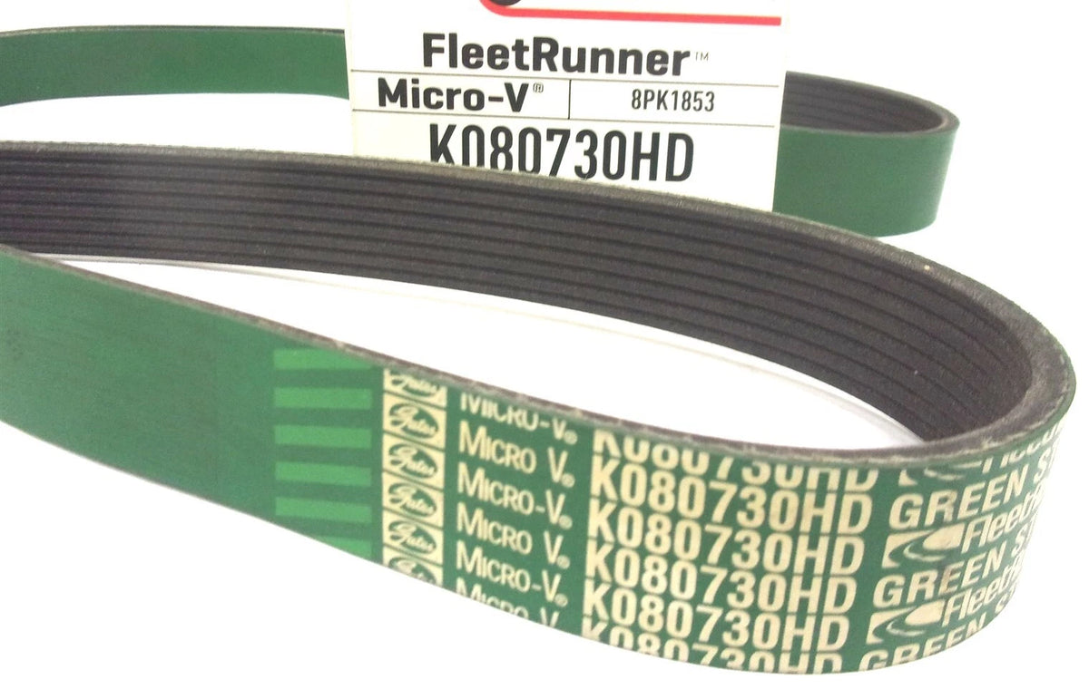 Gates Serpentine Heavy Duty Micro-V Belt K080730HD 8PK1853 for