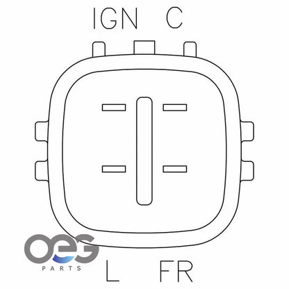 Voltage Regulator for Honda Odyssey V6 3.5L (2005–2007) AND6142 230-52115