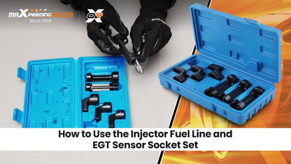 Set of 6 Exhaust Gas Temperature EGT DPF Sensor Sockets 13mm 14mm 17mm