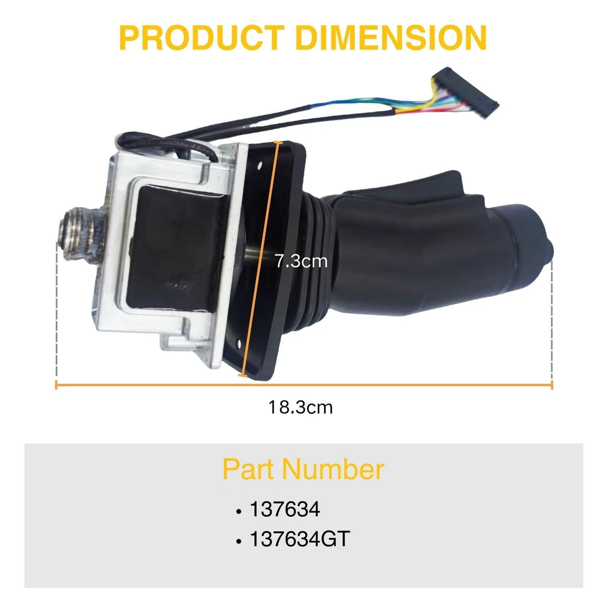 Joystick Controller 137634GT for Genie Scissor Lift GS-1530 GS-1532 GS-1930 (2010–2023)