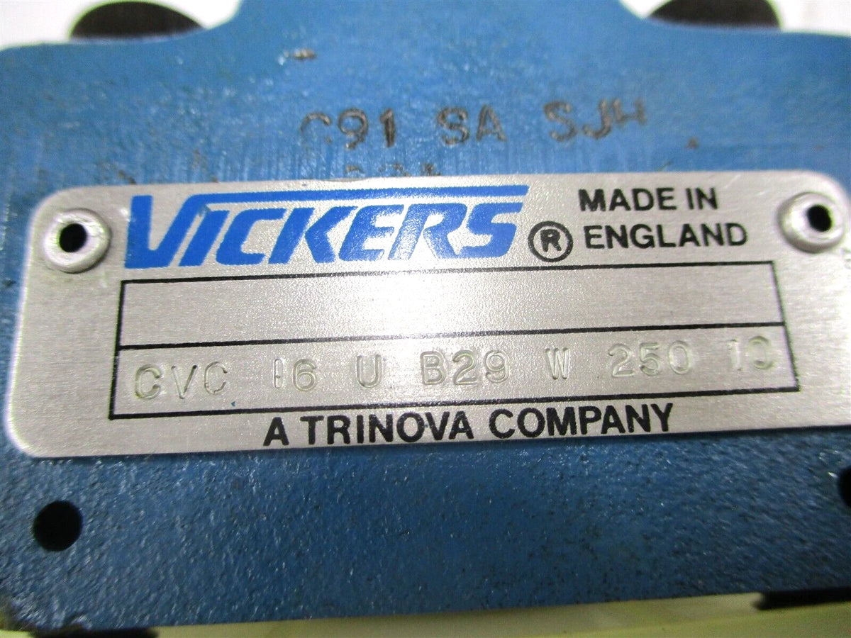 By-pass valve cover for Komatsu 50E (4914853M1, Vickers CVC16UB29W25010)