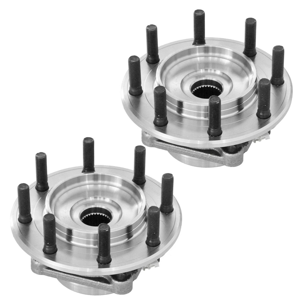 Set of 2 Wheel Bearing Hub for GMC Sierra 3500, Chevrolet Silverado 3500 (2001–2006) 515088
