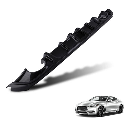 Carbon Fiber Rear Diffuser with Light for Infiniti Q60 (2017–2022)