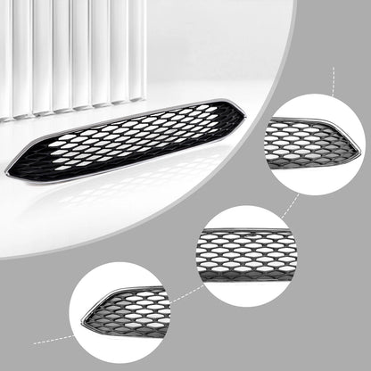Upper Center Bumper Grille for Ford Focus (2015–2018) W/ Chrome Trim