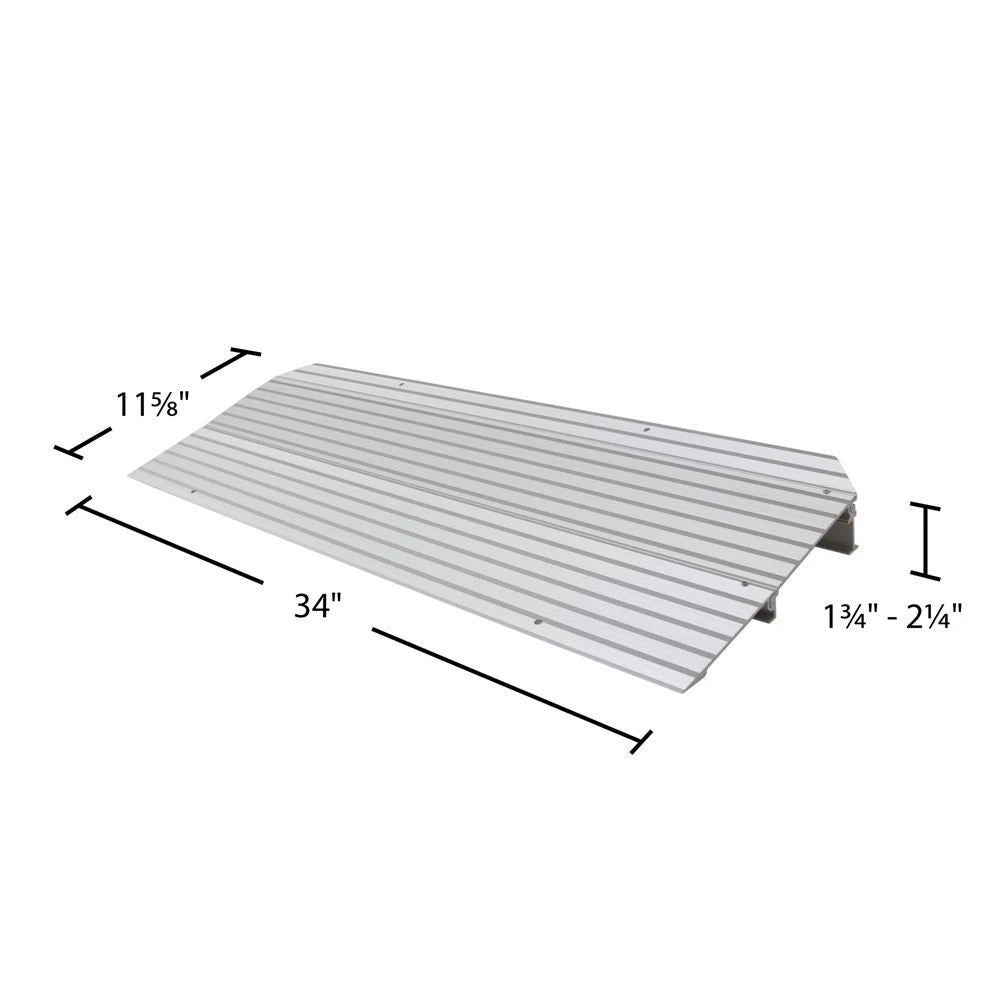 2" Aluminum Modular Mobility Threshold Ramp for
