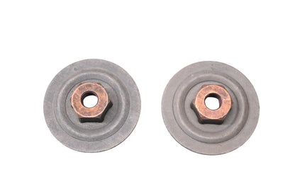 Set of 2 Lower Body Bolt Absorber Retainer Plates for Ford (E4UZ-1000157-A)