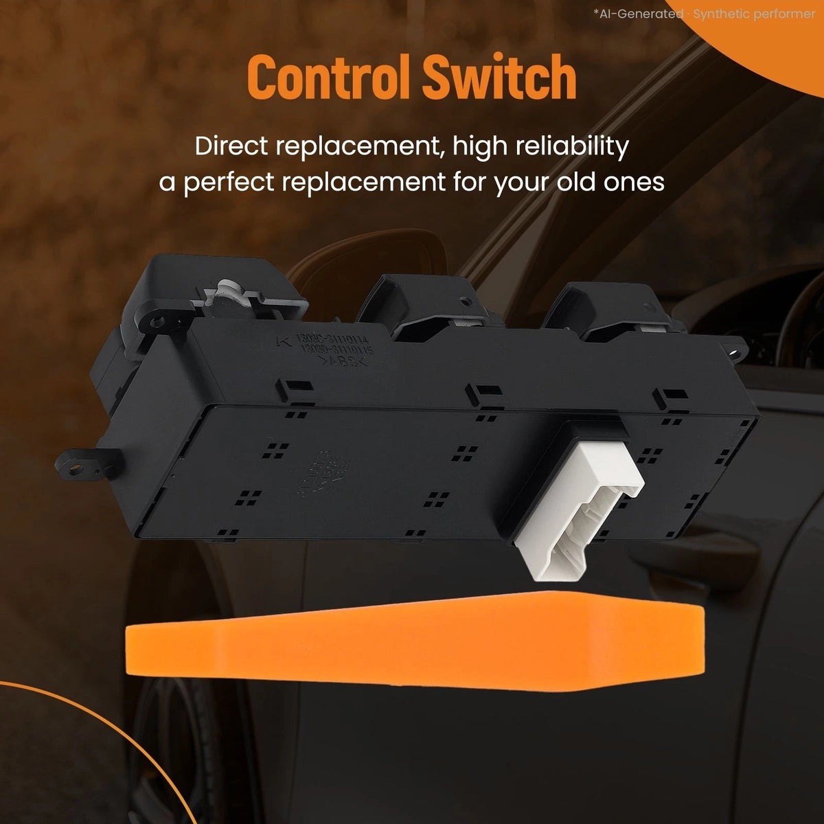 Front Left Door Power Window Switch for Kia Rio (2012–2017) 935701W157