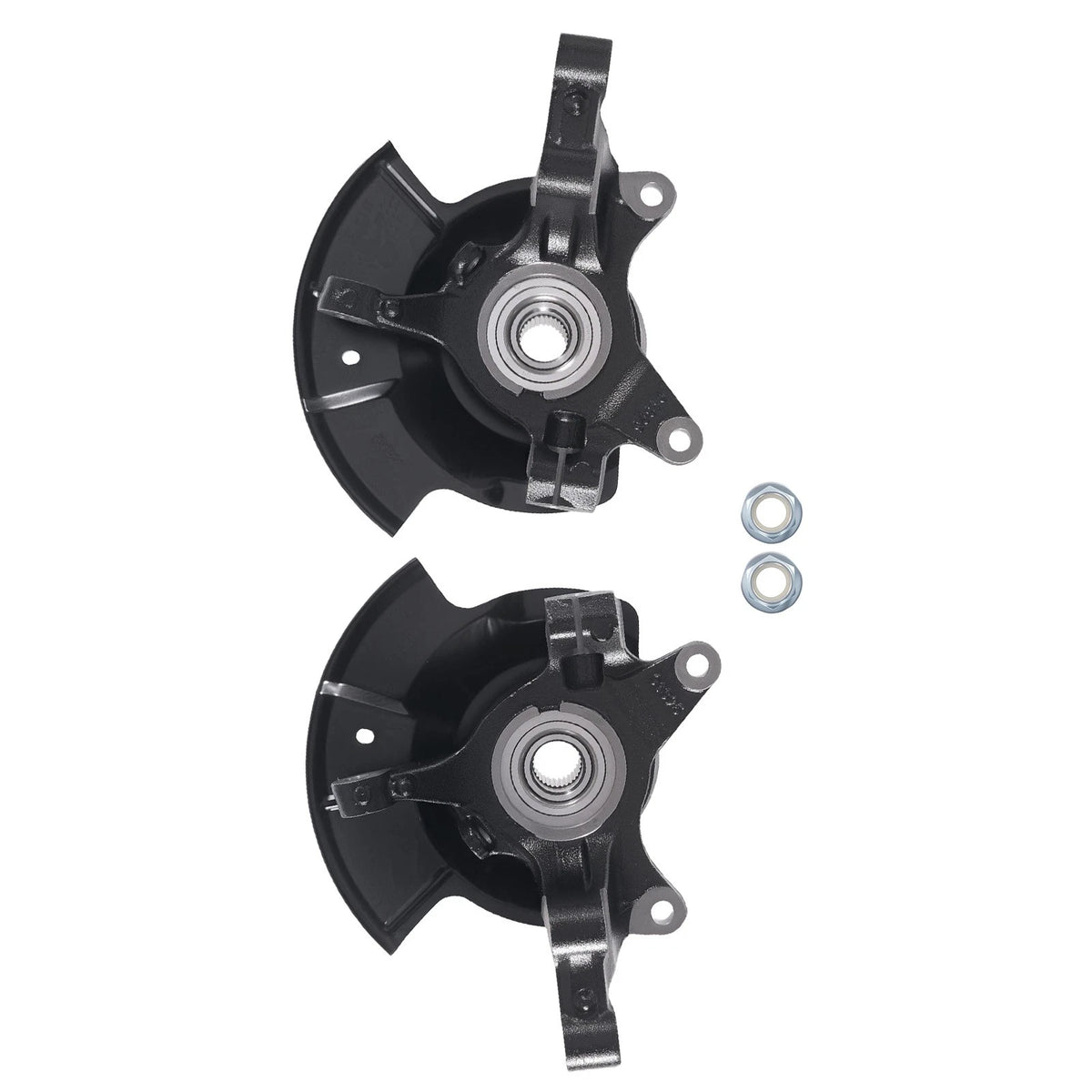 2X Front Wheel Hub Bearing Steering Knuckle Assembly for Ford Edge (2011–2014)
