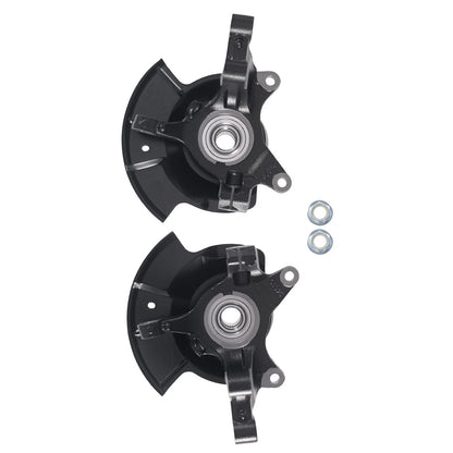 2X Front Wheel Hub Bearing Steering Knuckle Assembly for Ford Edge (2011–2014)