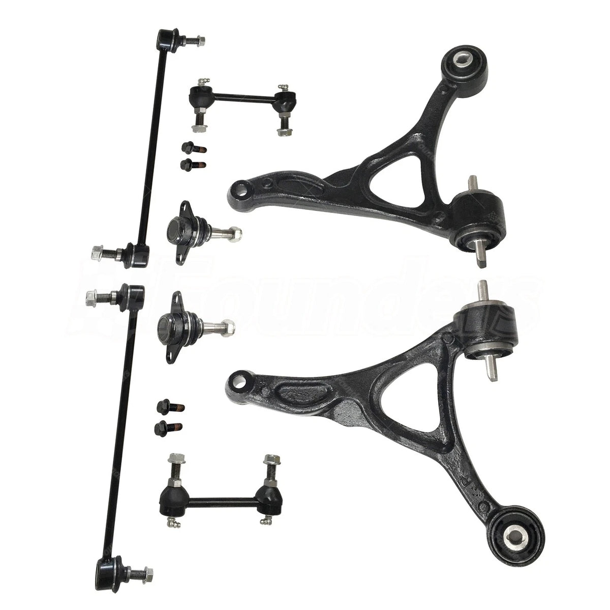 Front Lower Control Arm Ball Joint Sway Bar Link Kit for Volvo XC90 (2003–2011)