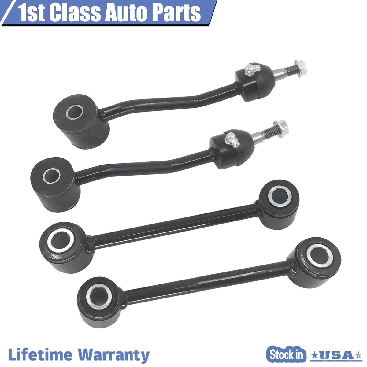 Set of 4 Sway Bar Link Kit for Jeep TJ (1997–2006)