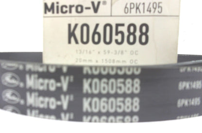 Gates Serpentine Micro-V Belt 6PK1495 for
