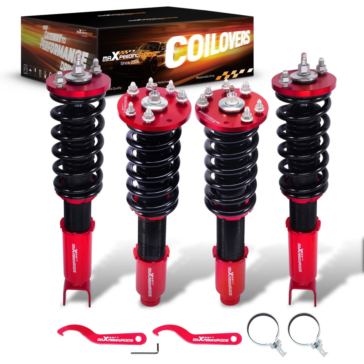 Coilover 24-Step Adjustable for Honda Accord (2008–2012)