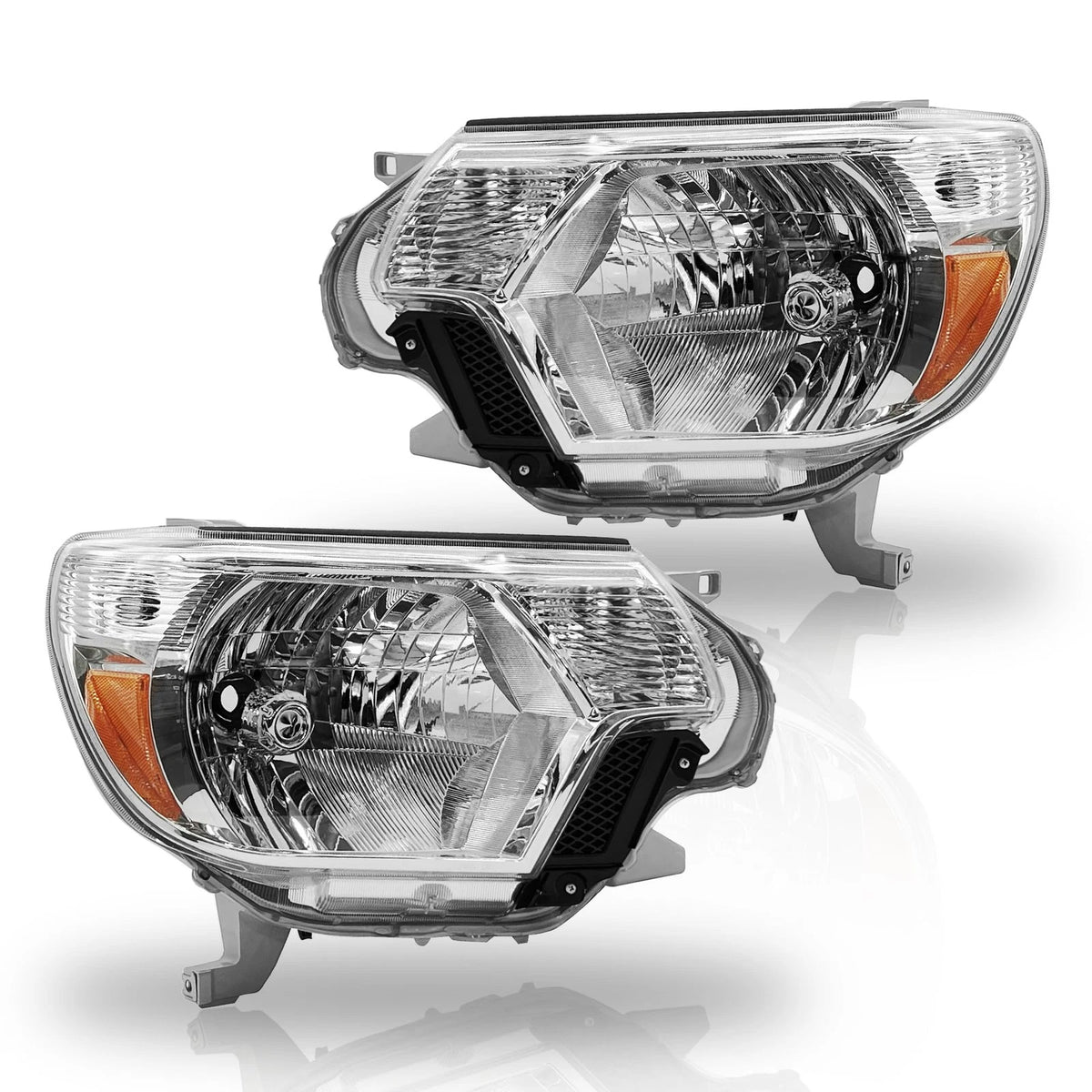 Clear Headlights Pair for Toyota Tacoma (2012–2015)