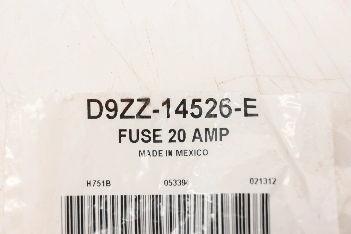 20 Amp Fuse D9ZZ-14526-E for Ford (NOS)