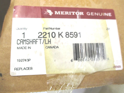 Genuine Meritor Q-Plus Left Front Brake Camshaft 2210K8591 2600035C1 for