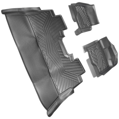 Set of 3 TPE Floor Mats for Ford F-150 Super Crew Cab (2015–2025)