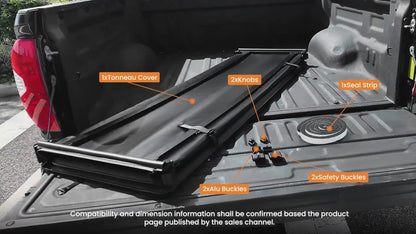 4-Fold Tonneau Cover for Dodge Ram 1500 (2009–2026) UV Protection