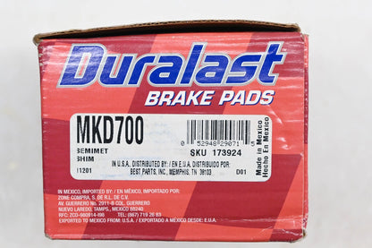 Disc Brake Pad Kit for Duralast MKD700 (NOS)