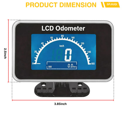 LCD Odometer for DC9V-36V Measurement Range 0M-160M Accuracy 1M