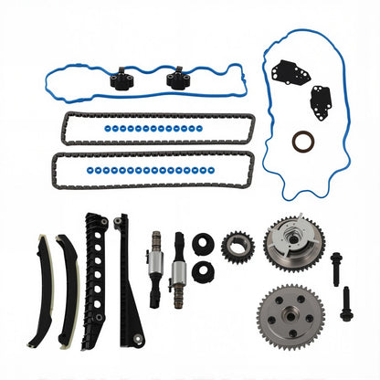 Timing Chain Kit with Cam Phasers & VVT Valves for Ford F150 5.4L (2004–2008)