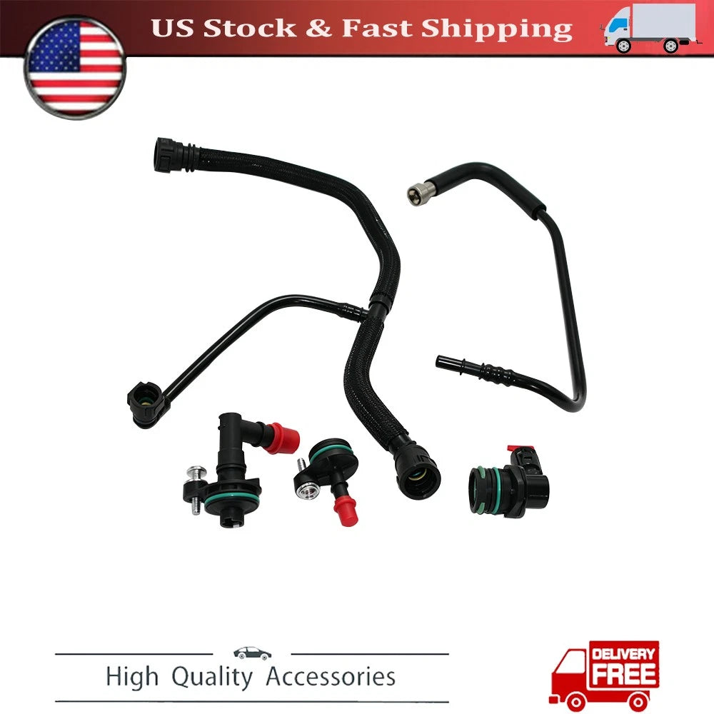 5PCS PCV Valve & Tube Repair Kit for GM Malibu Cruze Spark Encore (2016–2022)