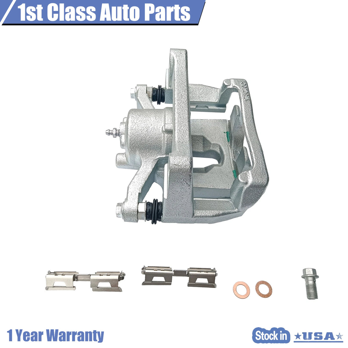 Rear Left Disc Brake Caliper w/Bracket for Ford F-150 Lobo (2012–2016)