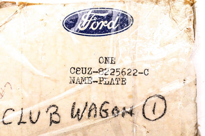 Quarter Panel Name Plate for Ford (C8UZ-8225622-C)