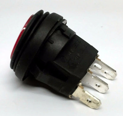 Rocker Switch for 12V Vehicles (SPST, 3 Terminal, 10 Amp)