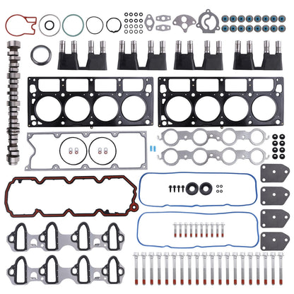 AFM Lifter Camshaft Lifters Kit Head Gasket Bolts Set for Chevy GMC 5.3L (2007–2014)