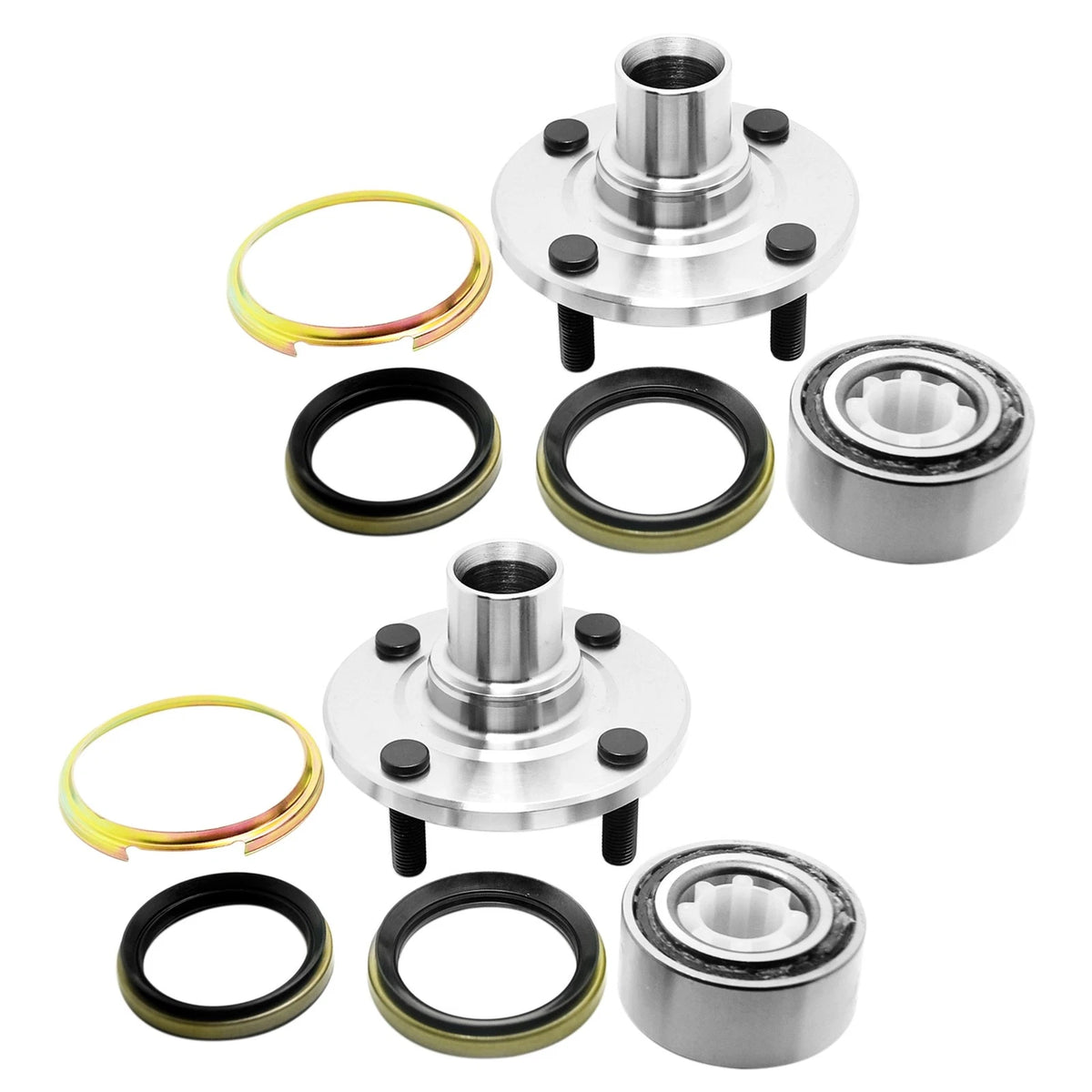2X Front Wheel Bearings & Hub Kit 518507 for Toyota Corolla (1998–2002)