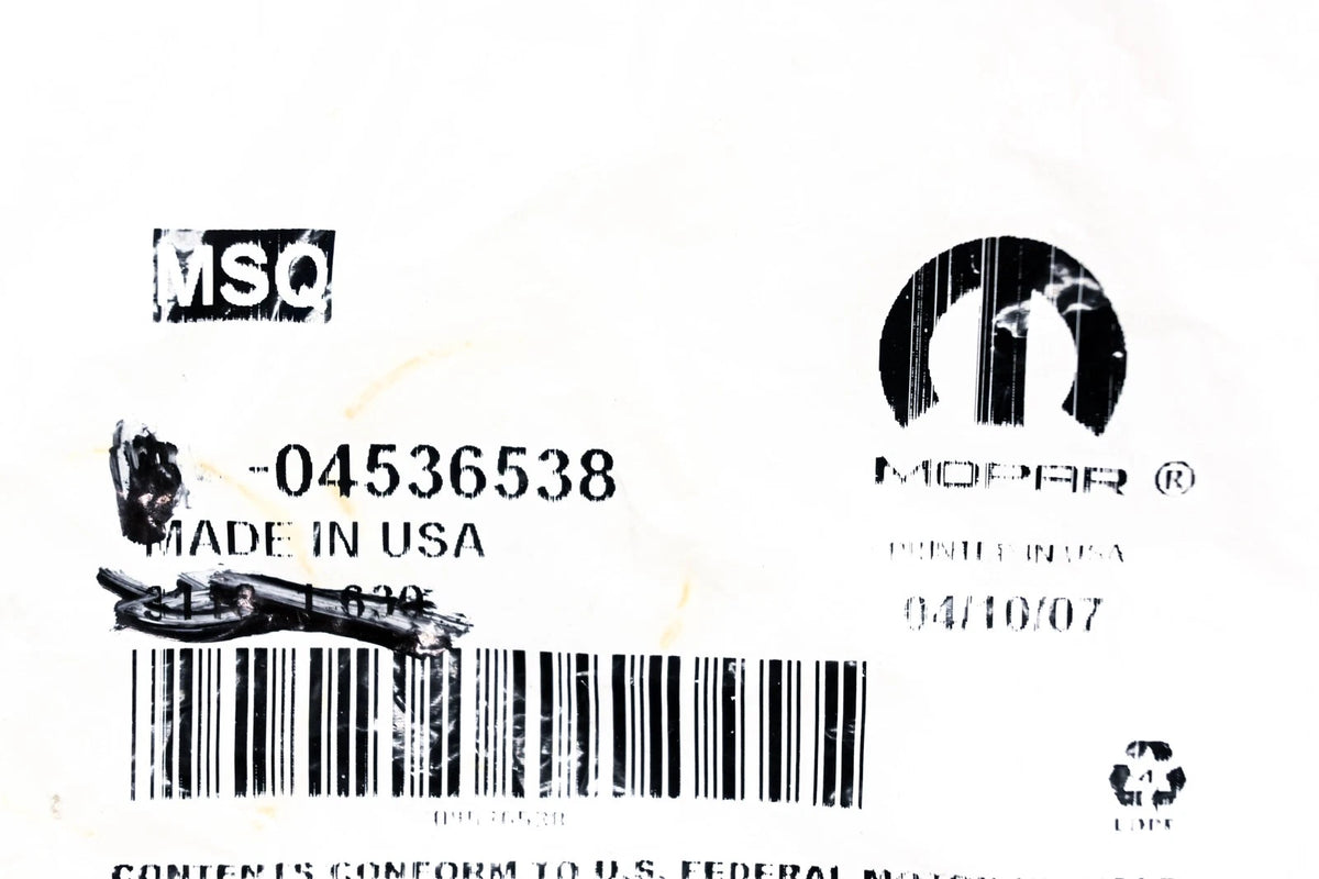 O Ring for Mopar (NOS)
