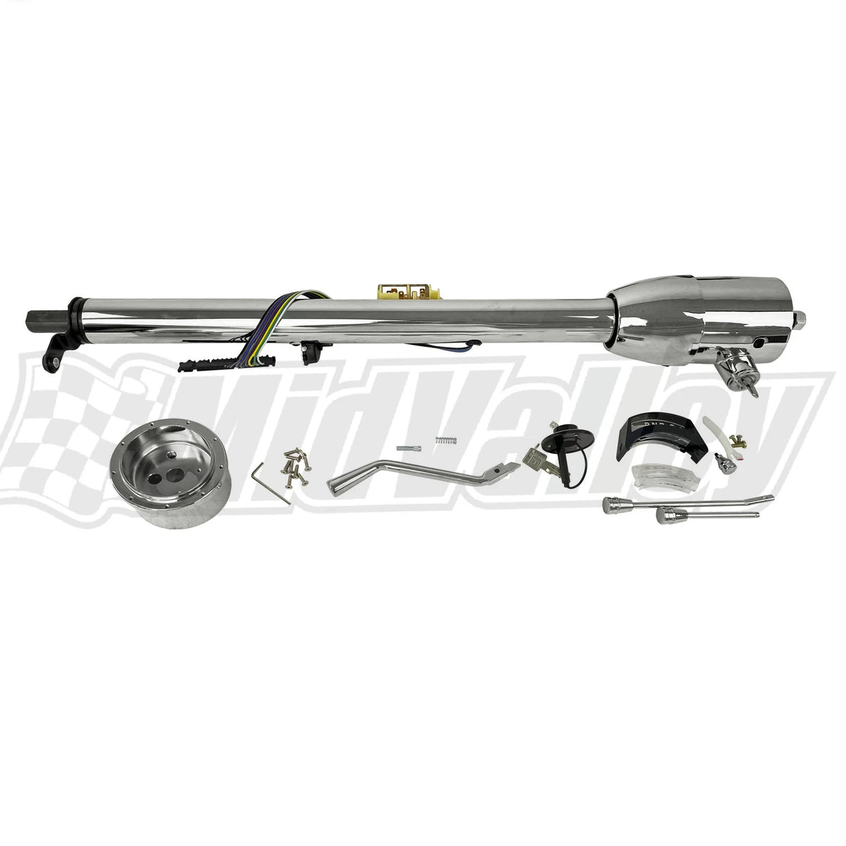 33" Chrome Tilt Steering Column for GM Automatic Shift (Year Range)