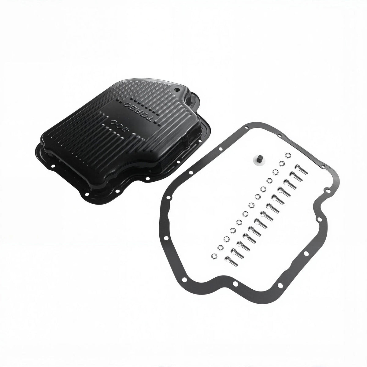 Turbo 400 Steel Oil Pan Kit for GM TH400 (Polished)