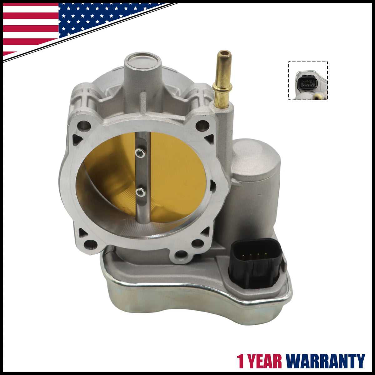 Throttle Body w/ TPS for Chevrolet Trailblazer GMC Envoy (2003–2007) 12568580