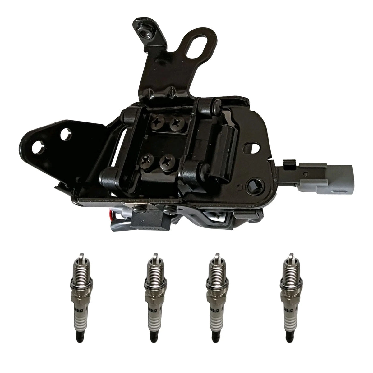Set of 4 Ignition Coils & Spark Plugs for Kia Spectra5, Sportage (2005–2009) UF419