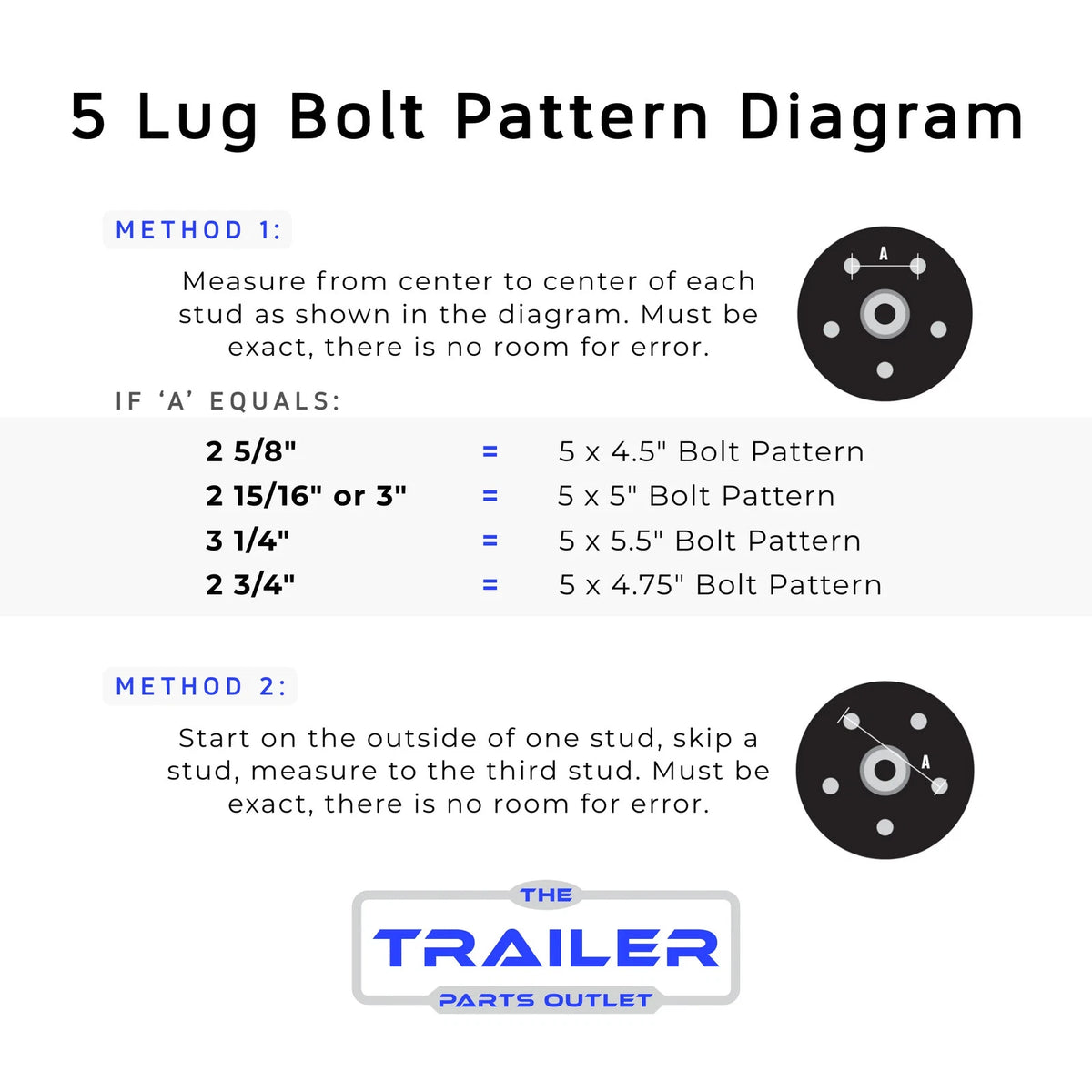 3500 lb Trailer Idler Axle Service Kit for Trailer (3.5k Capacity)