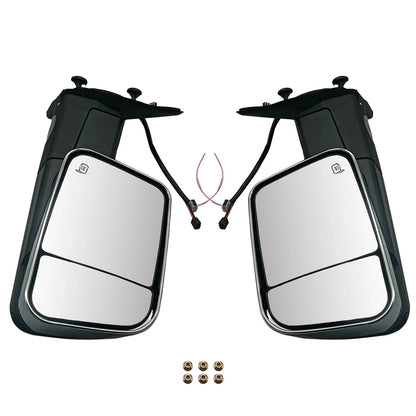 2X Chrome Power Heated Towing Mirrors for Ram 1500 (2009–2015)