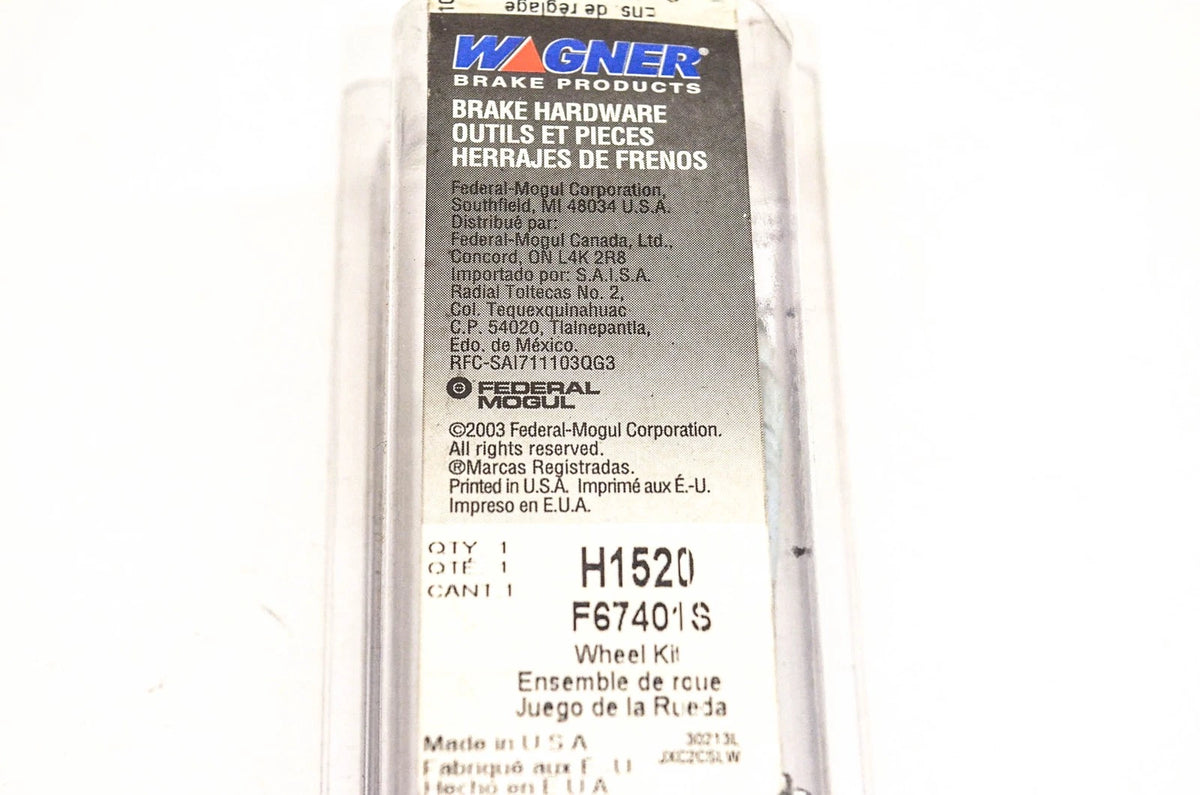 Drum Brake Adjusting Repair Kit for Wagner H1520, F67401S (NOS)