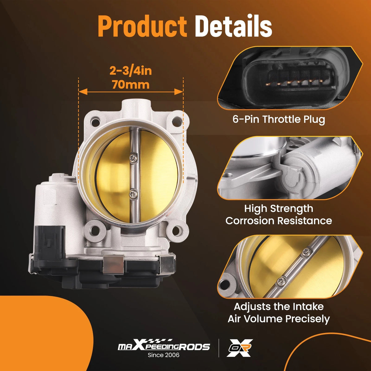Throttle Body for GMC Acadia/Canyon/Terrain (2012–2020)