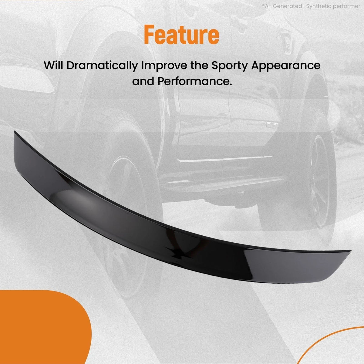 ABS Rear Trunk Spoiler Wing for Chrysler 300 300C 300S (2011–2023) Black