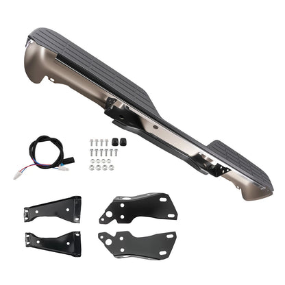 Chrome Step Bumper for Chevy Silverado GMC Sierra C/K 1500 2500 (1988–2000)
