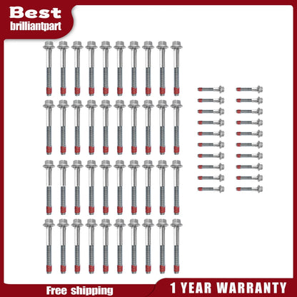 60 Pcs Head Bolts Set for GM Chevy LS2 LS3 L92 4.8 5.3 6.0 (2005–2023)