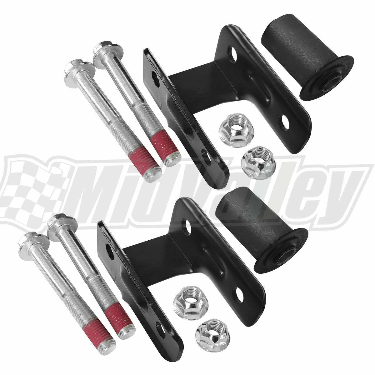2Pcs Rear Leaf Spring Suspension Shackle Kit for GMC Hummer Chevrolet