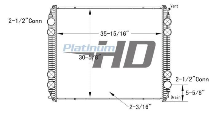 Radiator for Freightliner Argosy (US)